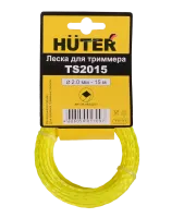 Леска Huter TS2015 для триммера, 2 мм, витой квадрат