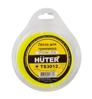 Леска Huter TS3012 для триммера, 3 мм, витой квадрат