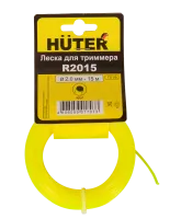 Леска Huter R2015 для триммера, 2 мм, круг