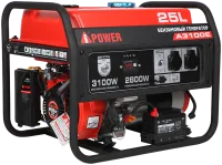 Портативный бензиновый генератор A-iPower A3100E