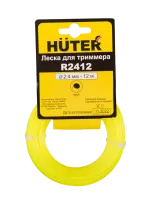 Леска Huter R2412 для триммера, 2.4 мм, круг