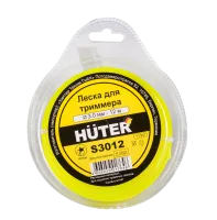 Леска Huter S3012 для триммера, 3 мм, звезда