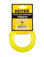 Леска Huter TS2412 для триммера, 2.4 мм, витой квадрат