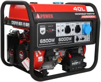 Портативный бензиновый генератор A-iPower A6500EA