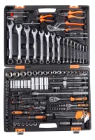 Набор инструментов, 1/2", 1/4", CrV, в кейсе 151 предмет Вихрь