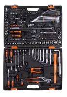 Набор инструментов, 1/2", 1/4", CrV, в кейсе 142 предм Вихрь
