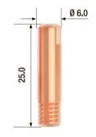 FUBAG Контактный наконечник M6х25 мм ECU D=0.6 мм (10 шт.)