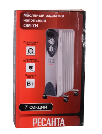 Масляный радиатор РЕСАНТА ОМ-7Н