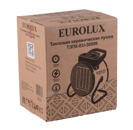 Электрическая теплопушка Eurolux ТЭПК-EU-3000K