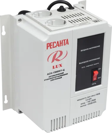 Стабилизатор напряжения серии LUX РЕСАНТА АСН-1500Н/1-Ц