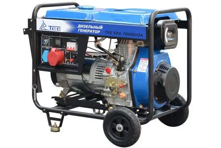 Дизель генератор TSS SDG 7000EH3A в кожухе 1200