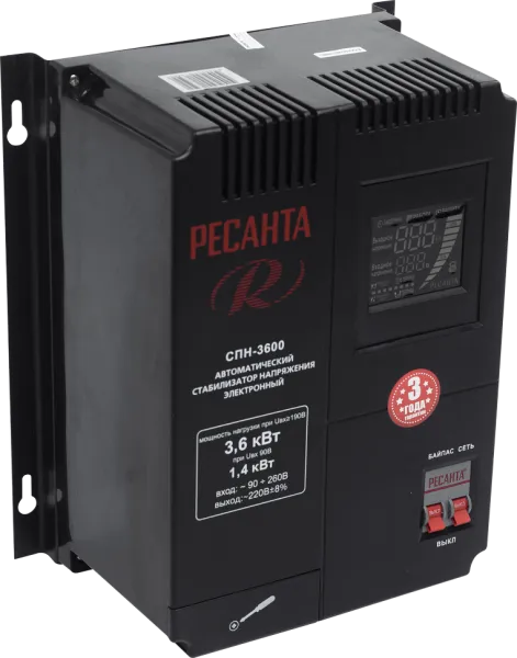 Стабилизатор напряжения РЕСАНТА СПН-3600