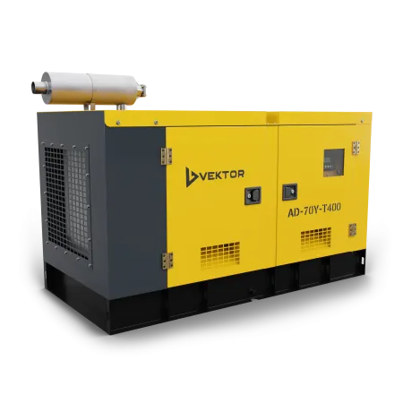 Дизельный генератор Vektor AD-70Y-T400 в шумозащитной кожухе