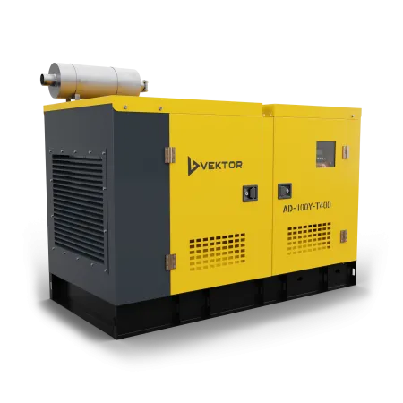 Дизельный генератор Vektor AD-100Y-T400 в шумозащитном кожухе