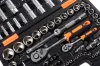 Набор инструментов, 1/2", 1/4", CrV, в кейсе 108 предметов Вихрь