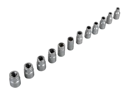 Набор инструментов, 1/4" , CrV, пластиковый кейс 29 предм Вихрь
