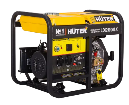 Электрогенератор дизельный LDG 5000LX Huter