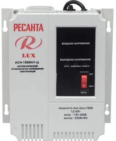 Стабилизатор напряжения серии LUX РЕСАНТА АСН-1500Н/1-Ц