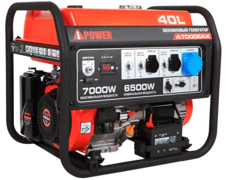 Портативный бензиновый генератор A-iPower A7000EAX