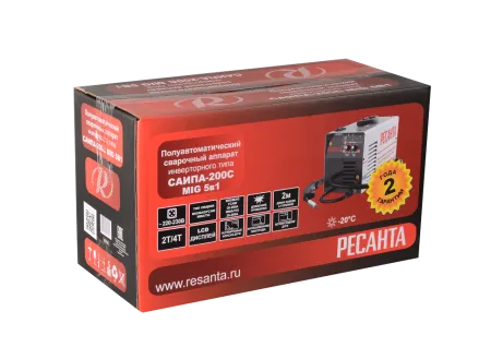 Сварочный полуавтомат САИПА-200C MIG 5в1 Ресанта
