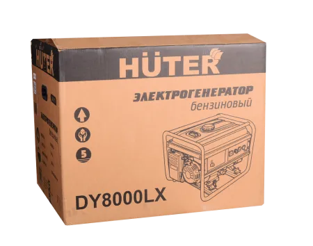 Портативный бензогенератор Huter DY8000LX