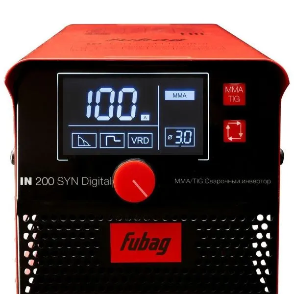FUBAG Сварочный инвертор IN 180 SYN Digital + Маска сварщика Хамелеон IR 4-13N M + Электрод сварочный с рутиловым покрытием FB 3 D3.0 мм (пачка 0.9 кг) в ПОДАРОК!