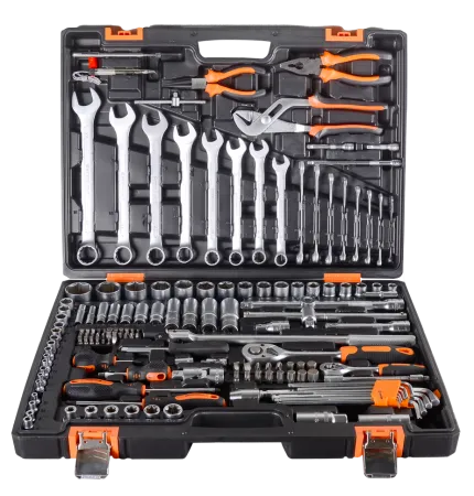 Набор инструментов, 1/2", 1/4", CrV, в кейсе 151 предмет Вихрь