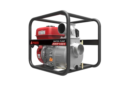 Бензиновая мотопомпа для грязной воды A-iPower AWP100T