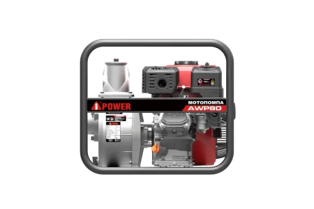 Бензиновая мотопомпа для чистой воды A-iPower AWP80