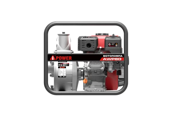 Бензиновая мотопомпа для чистой воды A-iPower AWP80