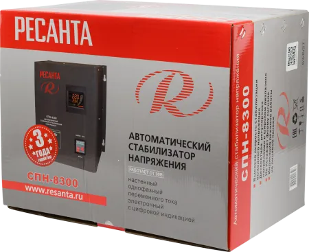 Стабилизатор напряжения РЕСАНТА СПН-8300