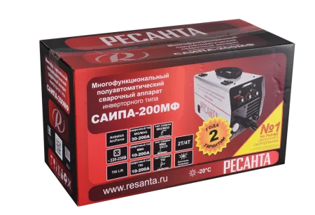 Сварочный полуавтомат многофункциональный Ресанта САИПА-200МФ (MIG/MAG/TIG)