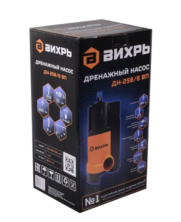 Дренажный насос Вихрь ДН-258/8 ВП
