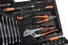 Набор инструментов, 1/2", 1/4", CrV, пластиковый кейс 76 предмета Вихрь