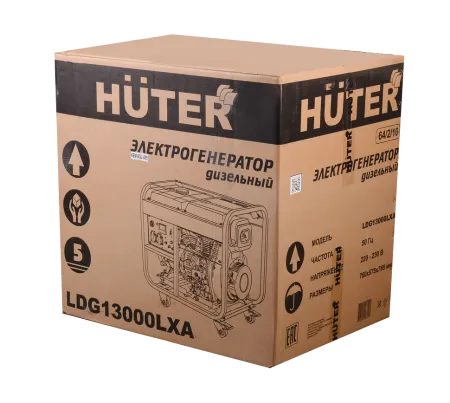 Электрогенератор дизельный LDG 13000LXА Huter