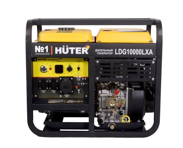 Электрогенератор дизельный LDG 10000LXА Huter