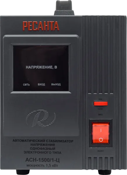 Стабилизатор напряжения РЕСАНТА АСН-1500/1-Ц