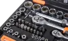 Набор инструментов, 1/2", 1/4", CrV, в кейсе 108 предметов Вихрь