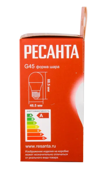 Лампа светодиодная Ресанта LL-R-G45-7W-230-4K-E27