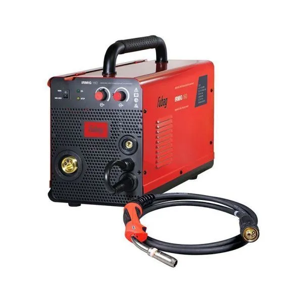 FUBAG Сварочный полуавтомат IRMIG 160 (31 431) + Горелка FB 150 3m ( FB 150 Ergo 3m) (38440) + Маска сварщика Хамелеон IR 9-13N S (38072) + Сварочные краги на подкладке красные FWGN 10R (641180)
