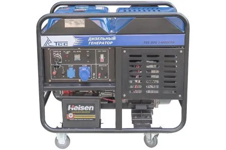 Дизель генератор TSS SDG 14000EHA в кожухе 1700