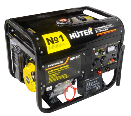 Портативный бензогенератор HUTER DY6500LXW (с функцией сварки)
