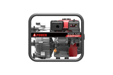 Бензиновая мотопомпа для грязной воды A-iPower AWP50T