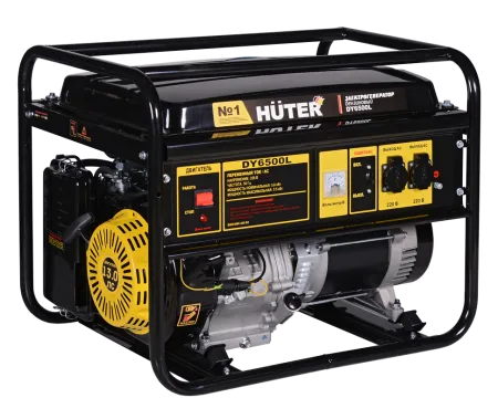 Портативный бензогенератор Huter DY6500L