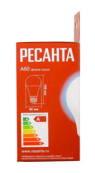 Лампа светодиодная Ресанта LL-R-A60-11W-230-6K-E27