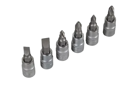 Набор инструментов, 1/4" , CrV, пластиковый кейс 29 предм Вихрь