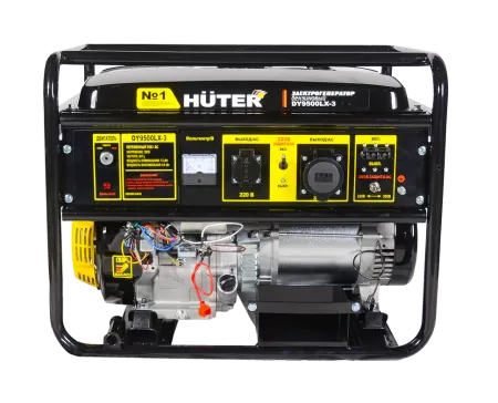Портативный бензогенератор Huter DY9500LX-3