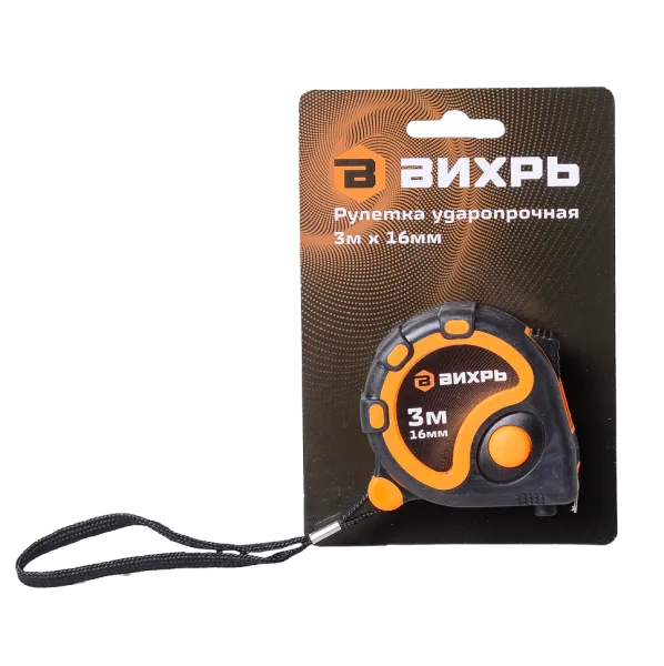 Рулетка ВИХРЬ 3м х 16мм