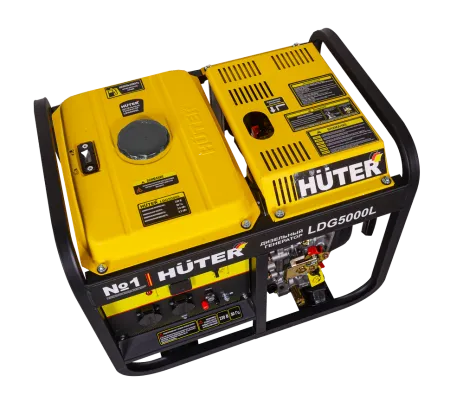 Электрогенератор дизельный LDG 5000L Huter