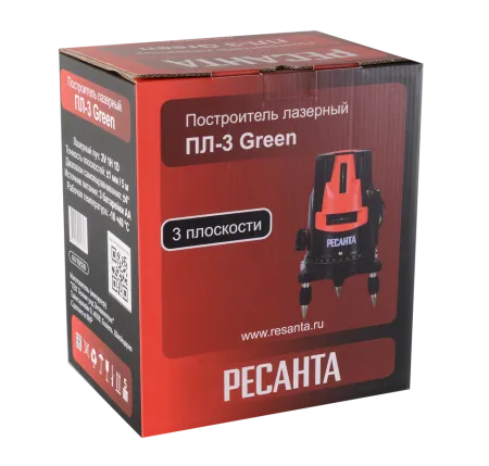 Построитель лазерный Ресанта ПЛ-3 Green